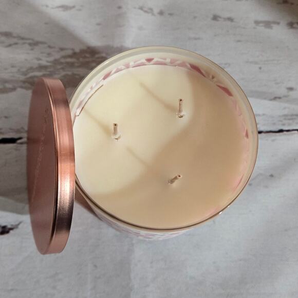 NEW Bath & Body Works Raspberry Mimosa 3-Wick Candle Home Fragrance 14.5oz - Picture 5 of 5